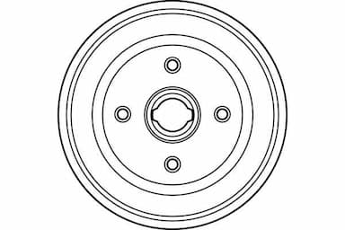 Bremžu trumulis TRW DB4006 2