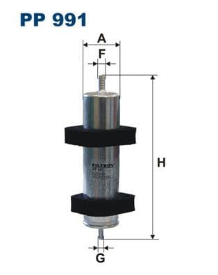 Degvielas filtrs FILTRON PP 991 1