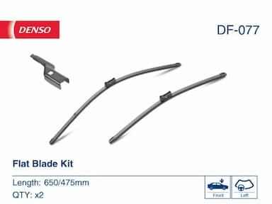 Stikla tīrītāja slotiņa DENSO DF-077 1