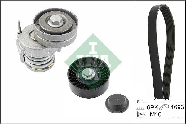 Ķīļrievu siksnu komplekts Schaeffler INA 529 0534 10 1