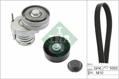 Ķīļrievu siksnu komplekts Schaeffler INA 529 0534 10 1