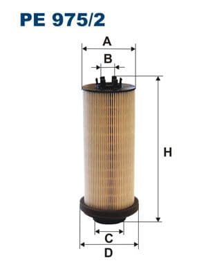 Degvielas filtrs FILTRON PE 975/2 1