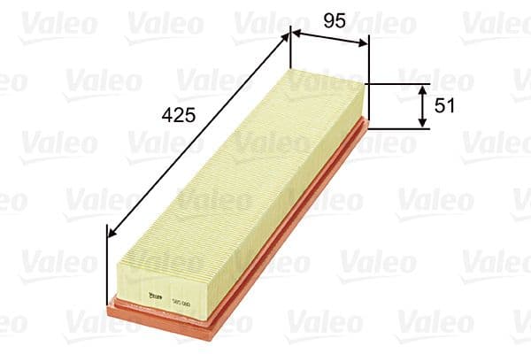 Gaisa filtrs VALEO 585080 1