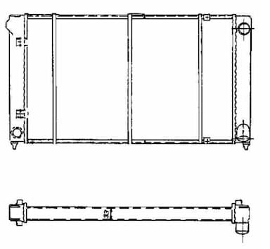 Radiators, Motora dzesēšanas sistēma NRF 503003 1