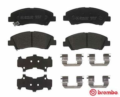 Bremžu uzliku kompl., Disku bremzes BREMBO P 30 076 2