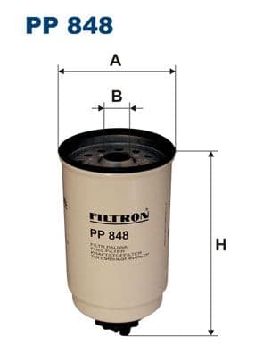 Degvielas filtrs FILTRON PP 848 1