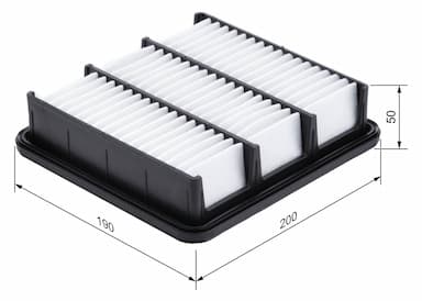 Gaisa filtrs BOSCH F 026 400 063 5