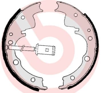 Bremžu loku komplekts BREMBO S A6 505 1