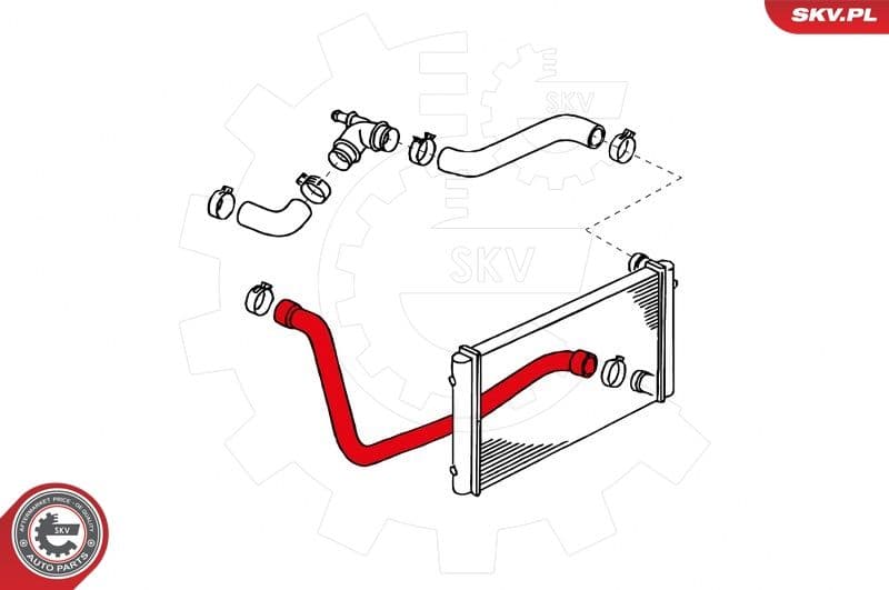 Radiatora cauruļvads ESEN SKV 24SKV317 1