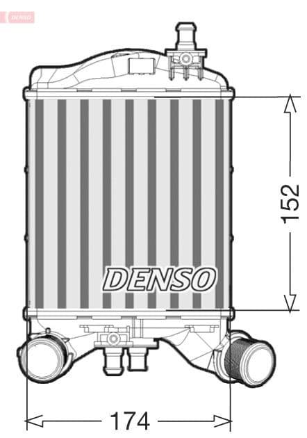 Starpdzesētājs DENSO DIT09111 1