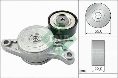 Siksnas spriegotājs, Ķīļsiksna INA 534 0420 10 1