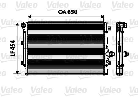 Radiators, Motora dzesēšanas sistēma VALEO 734333 1