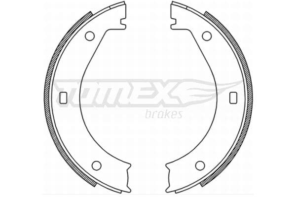 Bremžu loku komplekts TOMEX Brakes TX 21-25 1