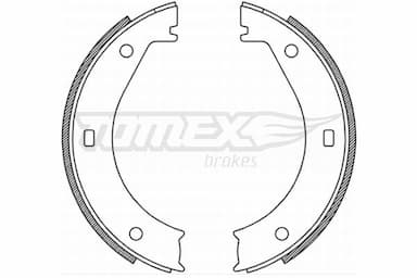 Bremžu loku komplekts TOMEX Brakes TX 21-25 1