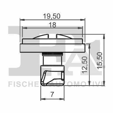 Moldings/aizsarguzlika FA1 11-40089.10 2