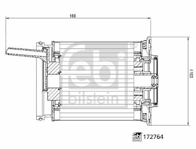 Degvielas filtrs FEBI BILSTEIN 172764 1