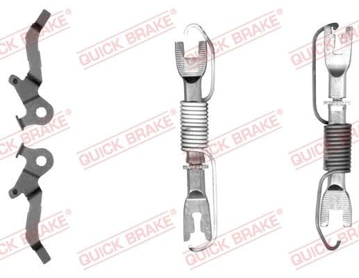 Regulatora komplekts, Trumuļu bremzes QUICK BRAKE 108 53 007 1