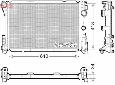 Radiators, Motora dzesēšanas sistēma DENSO DRM17115 1