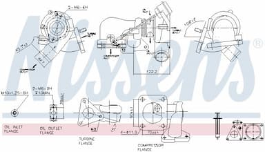 Kompresors, Turbopūte NISSENS 93251 6