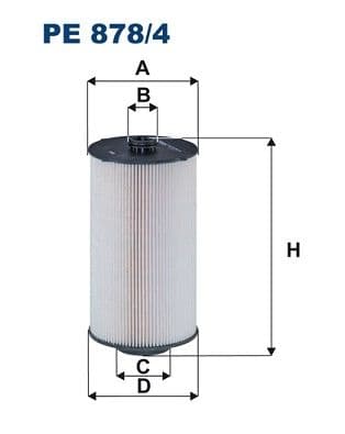 Degvielas filtrs FILTRON PE 878/4 1