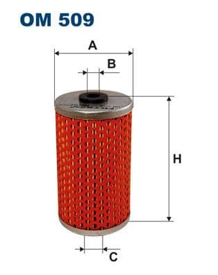 Eļļas filtrs FILTRON OM 509 1