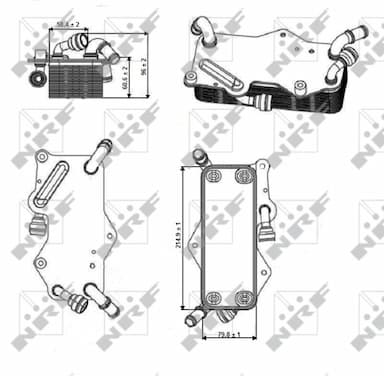 Eļļas radiators, Automātiskā pārnesumkārba NRF 31269 5