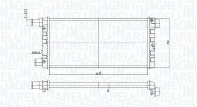 Radiators, Motora dzesēšanas sistēma MAGNETI MARELLI 350213185200 1