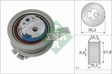 Spriegotājrullītis, Gāzu sadales mehānisma piedziņas siksna Schaeffler INA 531 0847 10 1