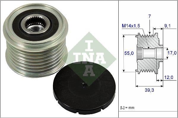 Ģeneratora brīvgaitas mehānisms Schaeffler INA 535 0260 10 1