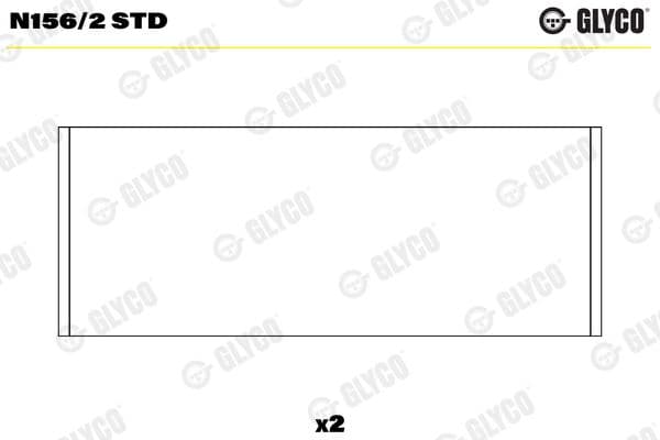 Sadales vārpstas gultnis GLYCO N156/2 STD 1