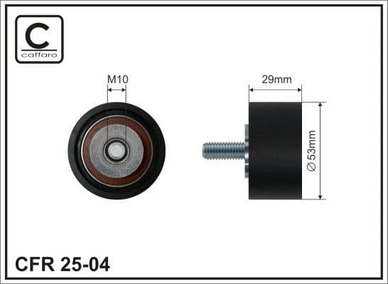 Parazīt-/Vadrullītis, Zobsiksna CAFFARO 25-04 1