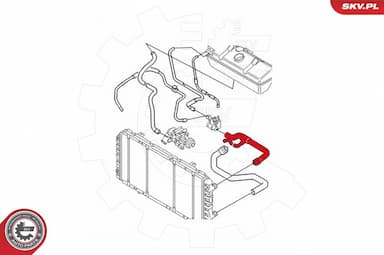 Radiatora cauruļvads ESEN SKV 24SKV322 4