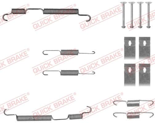 Piederumu komplekts, Bremžu loki QUICK BRAKE 105-0050 1