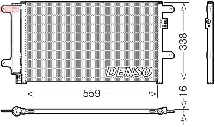 Kondensators, Gaisa kond. sistēma DENSO DCN12007 1