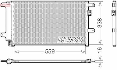 Kondensators, Gaisa kond. sistēma DENSO DCN12007 1