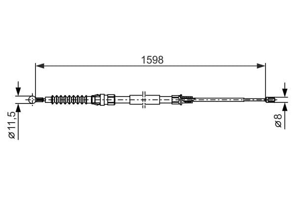 Trose, Stāvbremžu sistēma BOSCH 1 987 482 379 1