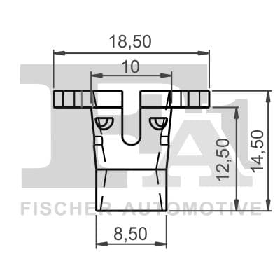 Moldings/aizsarguzlika FA1 11-40131.10 1