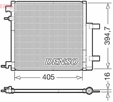 Kondensators, Gaisa kond. sistēma DENSO DCN15006 1