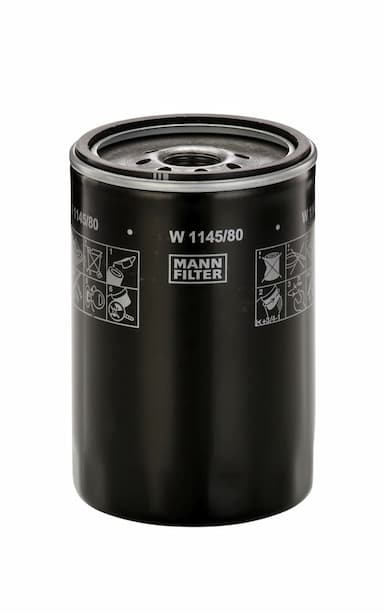 Eļļas filtrs MANN-FILTER W 1145/80 1