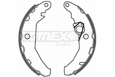 Bremžu loku komplekts TOMEX Brakes TX 20-46 1