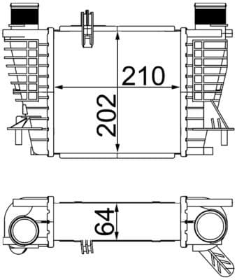 Starpdzesētājs MAHLE CI 264 000S 1