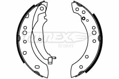 Bremžu loku komplekts TOMEX Brakes TX 22-21 1