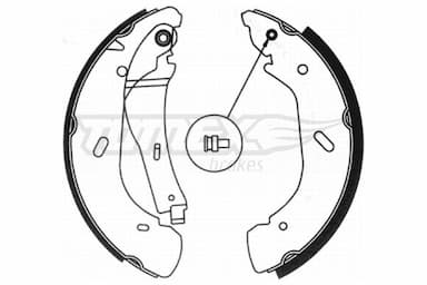 Bremžu loku komplekts TOMEX Brakes TX 20-95 1