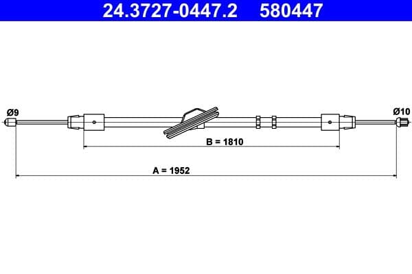 Trose, Stāvbremžu sistēma ATE 24.3727-0447.2 1