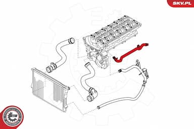 Radiatora cauruļvads ESEN SKV 24SKV377 4
