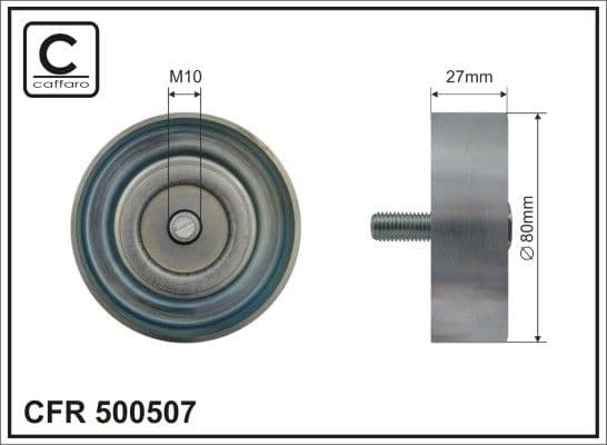 Parazīt-/Vadrullītis, Ķīļrievu siksna CAFFARO 500507 1