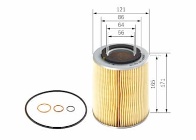 Eļļas filtrs BOSCH 1 457 429 735 5