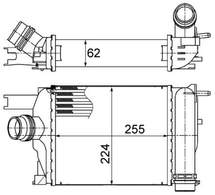 Starpdzesētājs MAHLE CI 497 000S 1