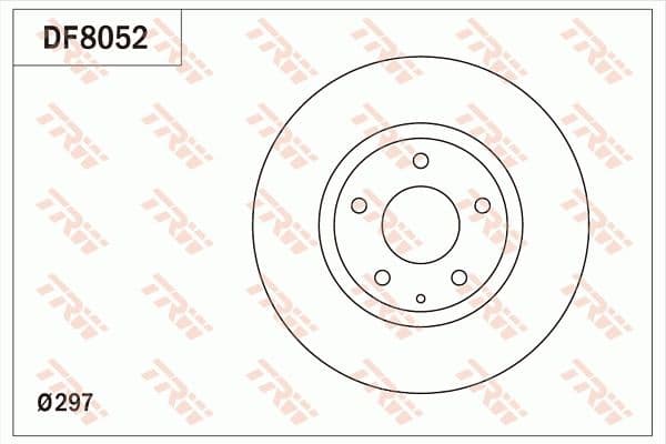 Bremžu diski TRW DF8052 1