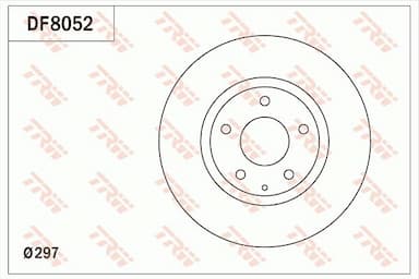 Bremžu diski TRW DF8052 1